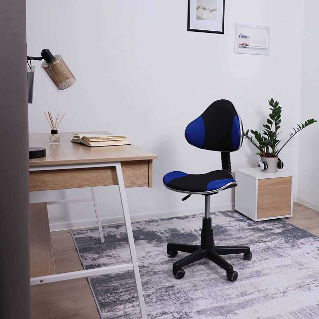 Детское кресло AksHome Miami синий + чёрный, сетка 59590 изображение 3 Детское кресло AksHome Miami синий + чёрный, сетка 59590 Фото № 3