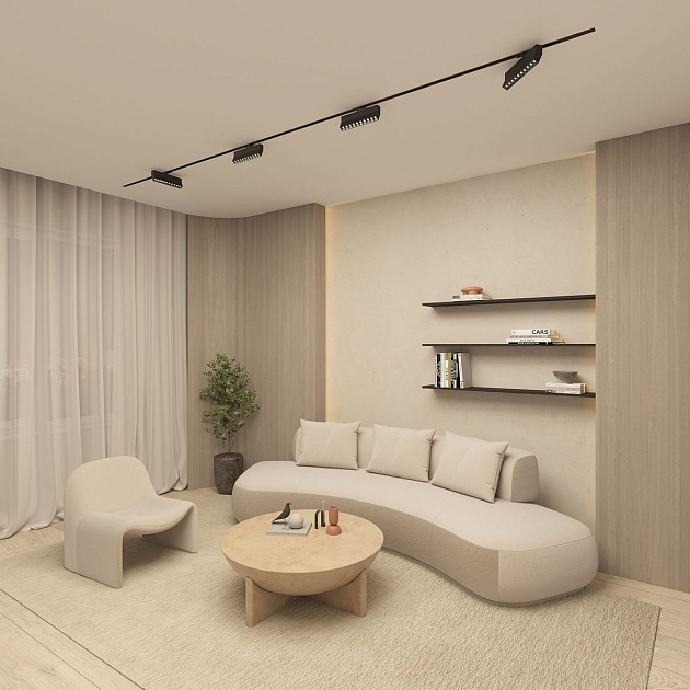 Трековый светодиодный светильник Denkirs Edder DK6646-BK изображение 6 Трековый светодиодный светильник Denkirs Edder DK6646-BK Фото № 6