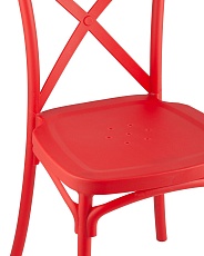 Кухонный стул Stool Group Кроссбэк пластиковый красный Y030 red 1