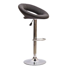 Барный стул AksHome Rosa черный, экокожа 27637