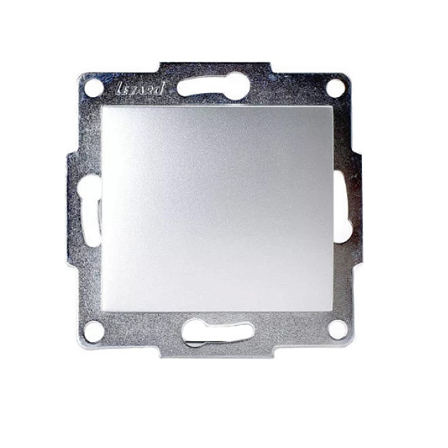 Выключатель Lezard Karina матовое серебро 707-4388-100 Фото № 1