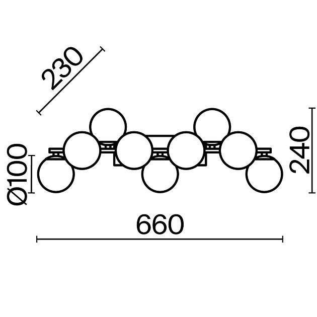 Бра Maytoni Dallas MOD547WL-09BS Фото № 2