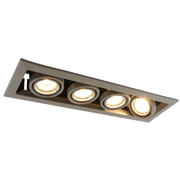 Встраиваемый светильник Arte Lamp Cardani Piccolo A5941PL-4GY Фото № 1