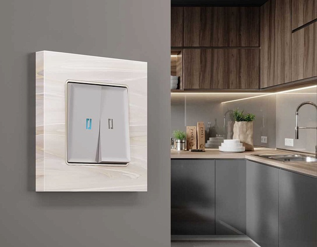 Лицевая панель выключателя AMBRELLA VOLT AP4040 Фото № 2