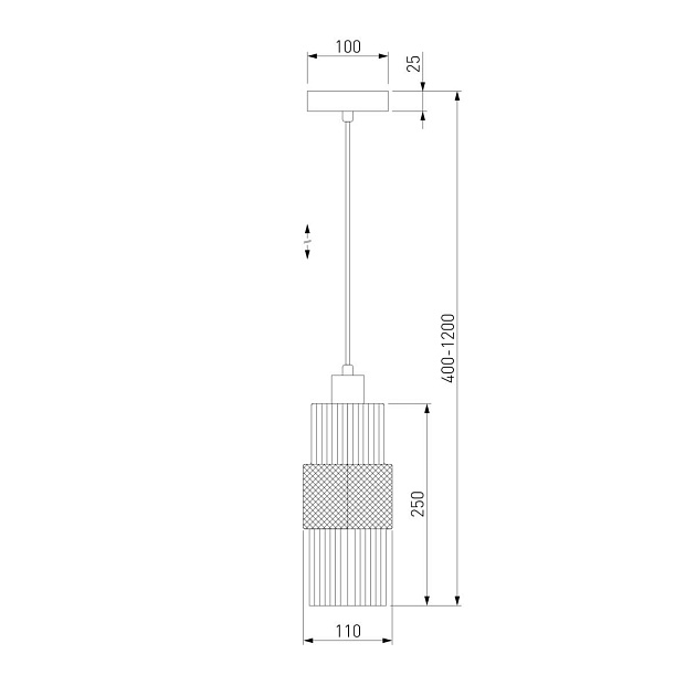 Подвесной светильник Eurosvet Soho 50209/1 бронза Фото № 2