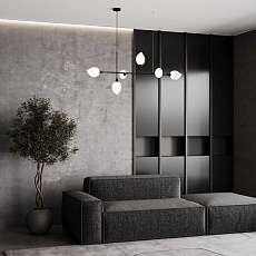 Подвесная люстра Eurosvet Sinki 30188/6 черный 1