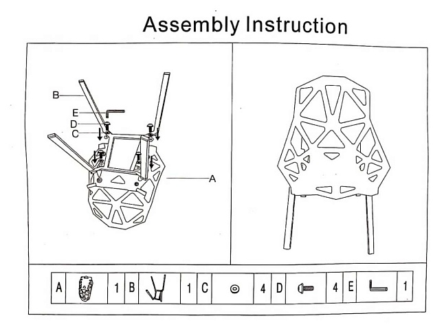 Кухонный стул Woodville One 11696 изображение 2 Кухонный стул Woodville One 11696 Фото № 2