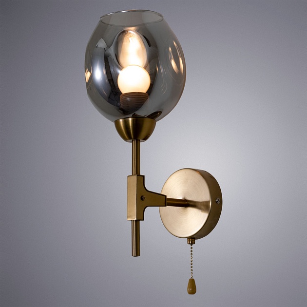 Бра Arte Lamp Yuka Smoky A7759AP-1PB Фото № 4