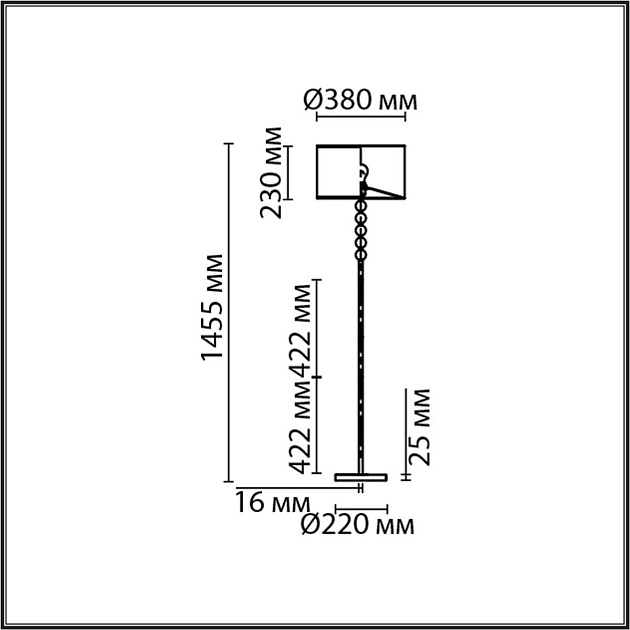 Торшер Lumion Neoclassi Tapia 8078/1F Фото № 2