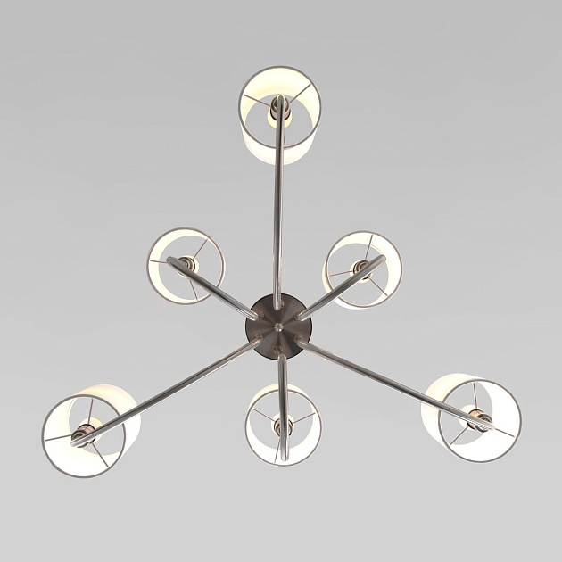 Подвесная люстра Eurosvet Abbey 60164/6 никель Фото № 4