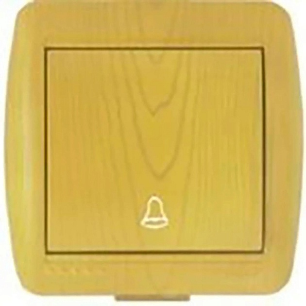 Кнопка звонка Lezard Nata ольха 710-0700-103 Фото № 1