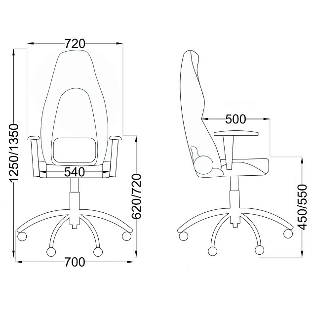 Игровое кресло AksHome Bolid черный, экокожа 80349 изображение 2 Игровое кресло AksHome Bolid черный, экокожа 80349 Фото № 2