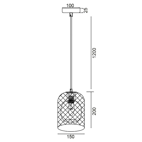Подвесной светильник Vele Luce Diodor VL6402P01 Фото № 4