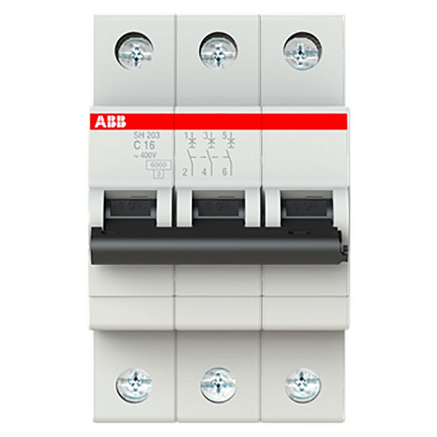 Автоматический выключатель 3-полюсной SH203 C 16 2CDS213001R0164 Фото № 1