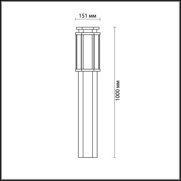 Уличный светильник Odeon Light Nature Gino 4048/1F Фото № 4