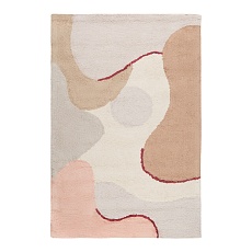 Ковер Tkano из хлопка бежевого цвета с авторским принтом из коллекции Freak Fruit, 200х300 см TK20-DR0028