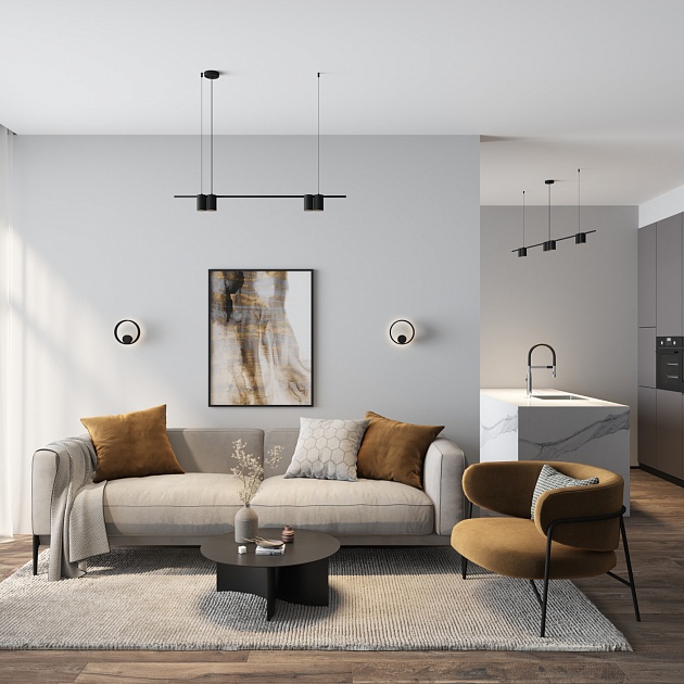 Подвесная люстра Denkirs Orbit DK4063-BK Фото № 4