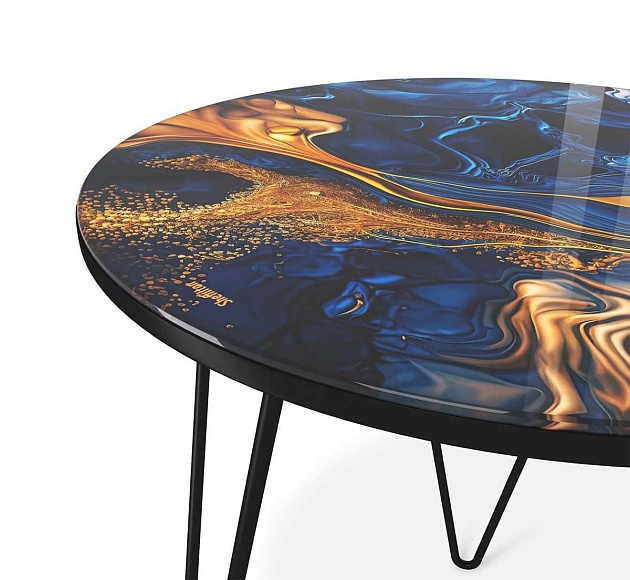 Журнальный стол Sheffilton SHT-CT27 синий сапфир/черный муар 4007482114 изображение 3 Журнальный стол Sheffilton SHT-CT27 синий сапфир/черный муар 4007482114 Фото № 3