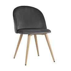 Кухонный стул Stool Group Лион велюр серый DC-69030 HLR-21