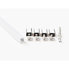 Профиль накладной LEDS POWER СПН1010 алюм. анод-й с матовым рассеивателем 2м 008356 1