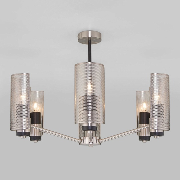 Потолочная люстра Eurosvet Grino 70139/6 никель Фото № 6