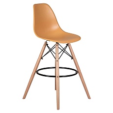 Стул барный DOBRIN DSW BAR (ножки светлый бук, цвет персиковый (NX-Y-06)) 638GPP-LMZL DSW BAR 4