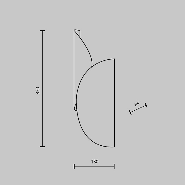 Настенный светильник Maytoni Organic MOD225WL-02B1 изображение 6 Настенный светильник Maytoni Organic MOD225WL-02B1 Фото № 6