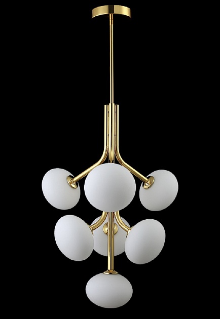 Подвесная люстра Crystal Lux ALICIA SP7 GOLD/WHITE изображение 4 Подвесная люстра Crystal Lux ALICIA SP7 GOLD/WHITE Фото № 4