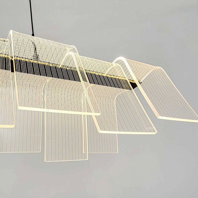 Подвесной cветильник LED4U L7709-970 BK Фото № 2