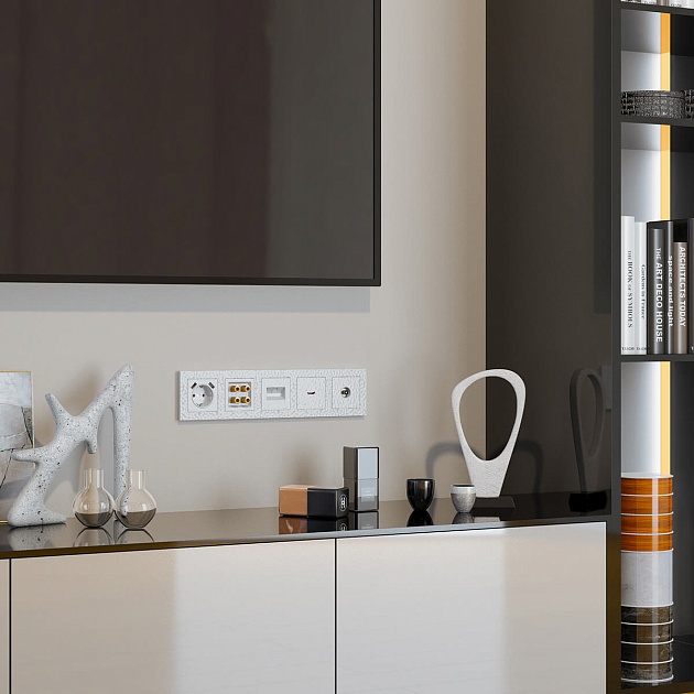 ТВ-розетка оконечная Werkel Hammer белый W1283001 4690389163067 Фото № 2