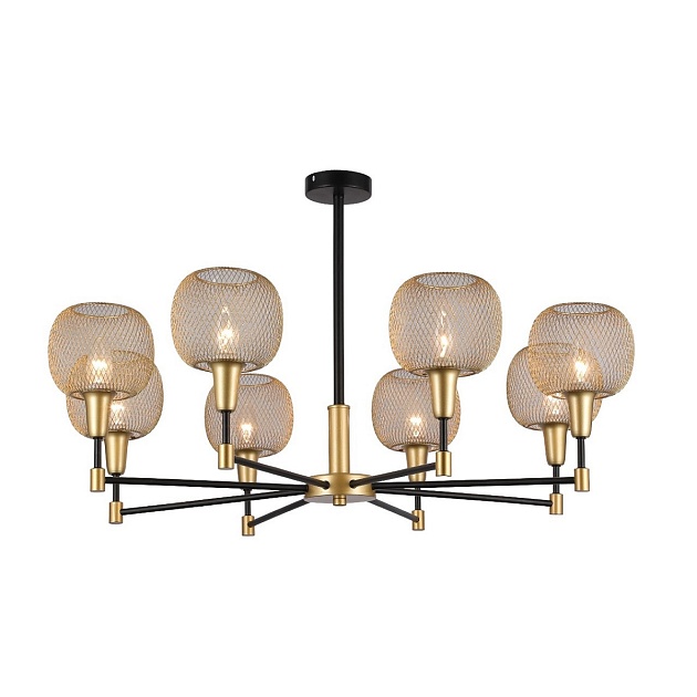 Подвесная люстра Gerhort G11061/8BK+GD GD изображение 1 Подвесная люстра Gerhort G11061/8BK+GD GD Фото № 1