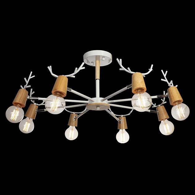 Потолочная люстра Loft IT Sven 10024/8 White изображение 6 Потолочная люстра Loft IT Sven 10024/8 White Фото № 6