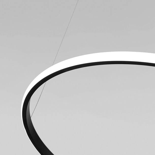 Подвесной светодиодный светильник Eurosvet Collars 90264/1 черный Фото № 4