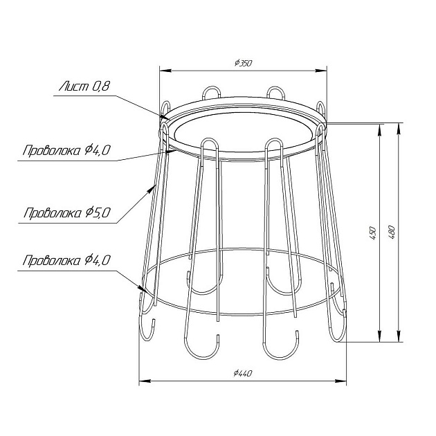 Кофейный стол Мебелик SHT-CT6 008055 изображение 2 Кофейный стол Мебелик SHT-CT6 008055 Фото № 2