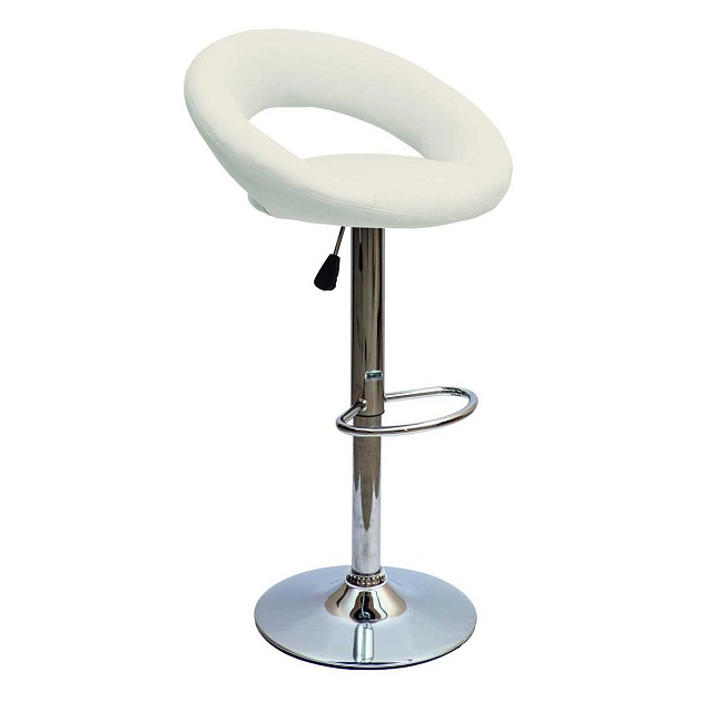 Барный стул AksHome Rosa белый, экокожа 30209 Фото № 1