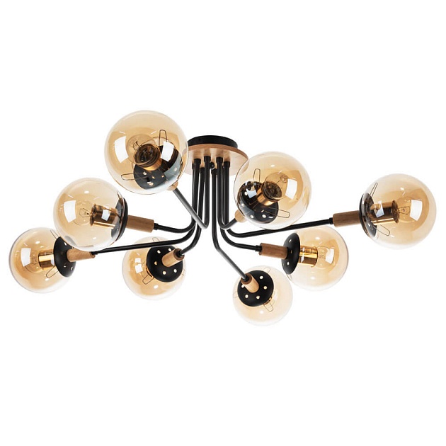 Потолочная люстра Arte Lamp Oxford A2716PL-8BK Фото № 1