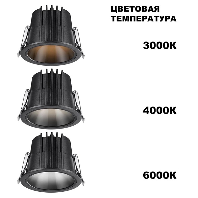 Встраиваемый светодиодный светильник Novotech Spot Lang 359427 Фото № 4