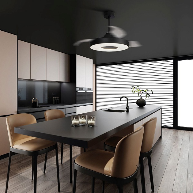 Потолочная светодиодная люстра-вентилятор Mantra COIN 8218 Фото № 3