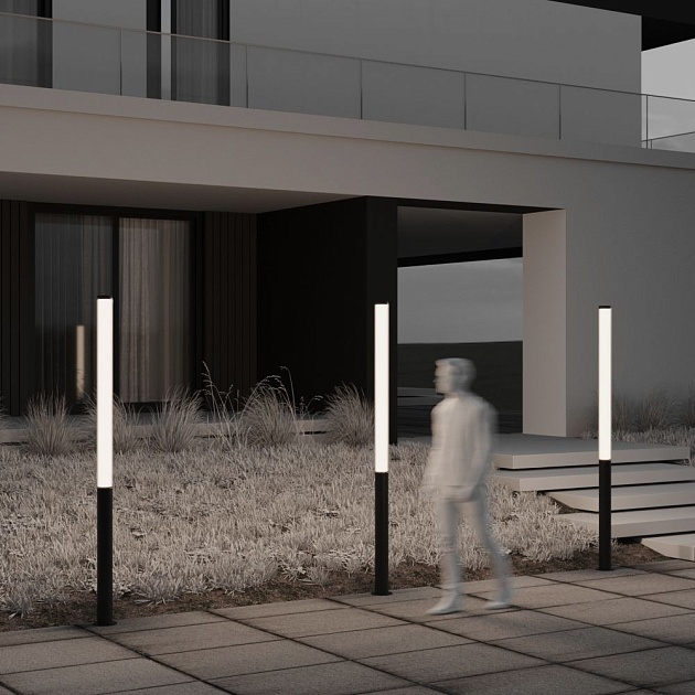 Садово-парковый светодиодный светильник Maytoni Ster O467FL-L100B3K изображение 3 Садово-парковый светодиодный светильник Maytoni Ster O467FL-L100B3K Фото № 3