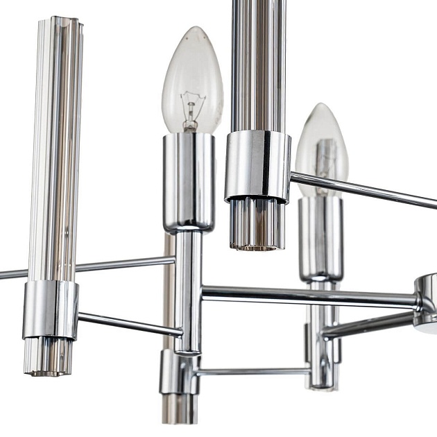 Подвесная люстра Indigo Favara 11040/5P Chrome V000457 изображение 3 Подвесная люстра Indigo Favara 11040/5P Chrome V000457 Фото № 3