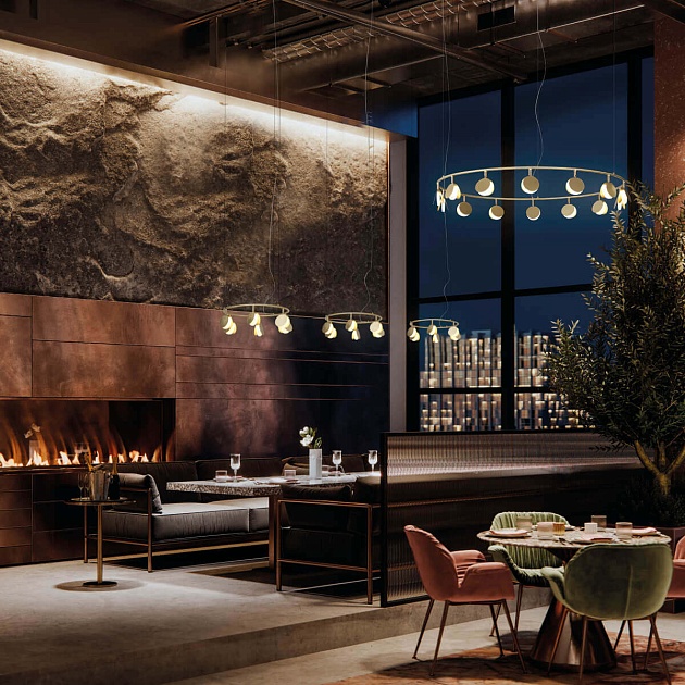 Подвесная светодиодная люстра Mantra Shell 7262 изображение 5 Подвесная светодиодная люстра Mantra Shell 7262 Фото № 5