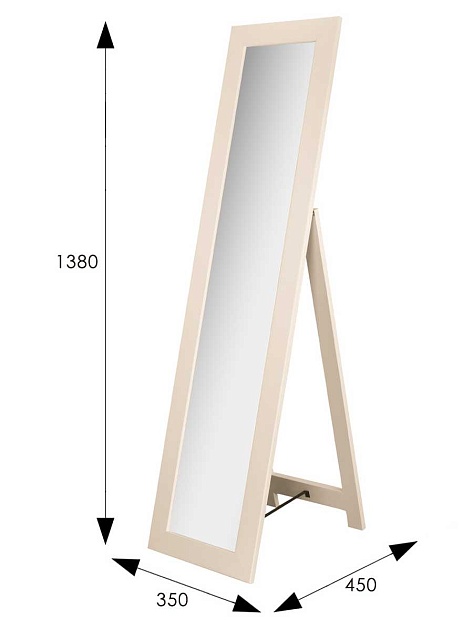 Зеркало напольное Мебелик BeautyStyle 8 007316 Фото № 3