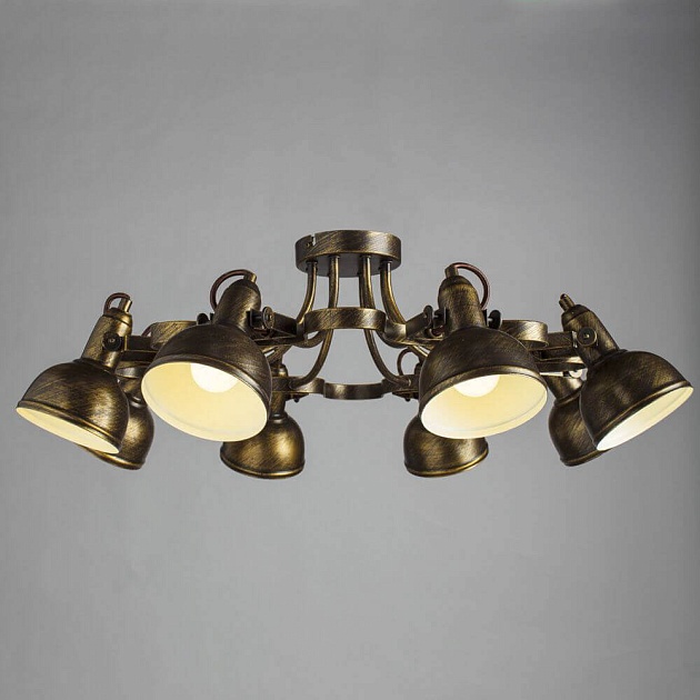 Потолочная люстра Arte Lamp Martin A5216PL-8BR изображение 2 Потолочная люстра Arte Lamp Martin A5216PL-8BR Фото № 2