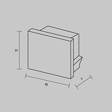 Комплектующие для профиля Maytoni Led Strip 642022 5