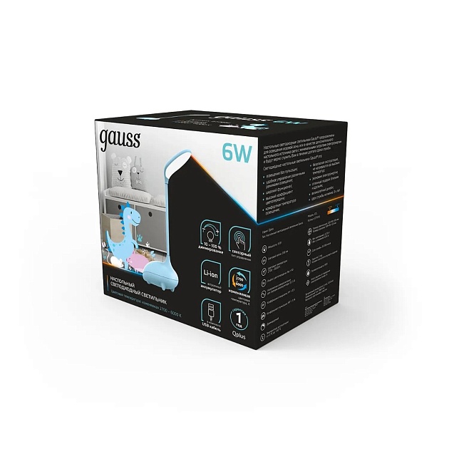 Настольная светодиодная лампа Gauss GT7016 изображение 6 Настольная светодиодная лампа Gauss GT7016 Фото № 6