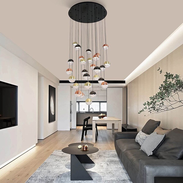 Подвесная светодиодная люстра Favourite Luna 4371-27P Фото № 4