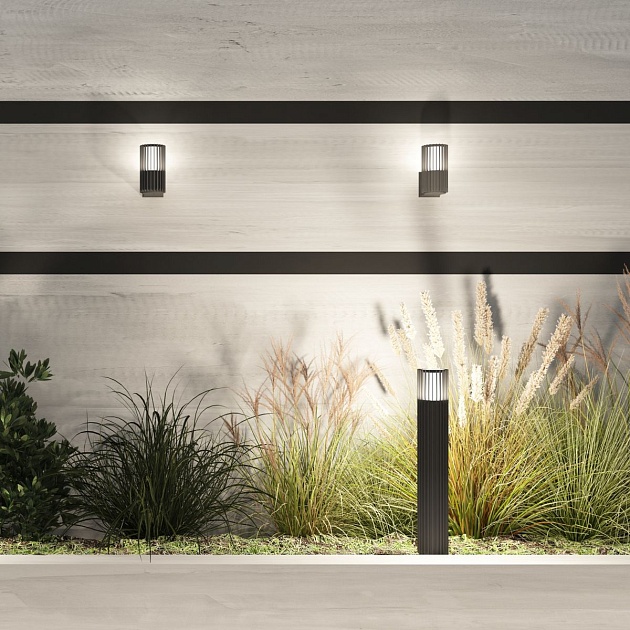 Уличный настенный светильник Denkirs Farsun DK9722-BK Фото № 6