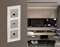 Лицевая панель ТВ-розетки AMBRELLA VOLT AP3730 1