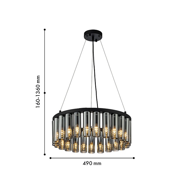 Подвесная люстра Favourite Slang 4504-25P Фото № 2