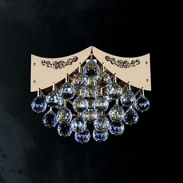 Настенный светильник Artglass Dahlia Polished CE Фото № 1